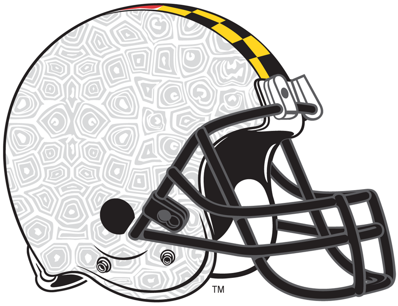 Maryland Terrapins 0-Pres Helmet Logo diy fabric transfer